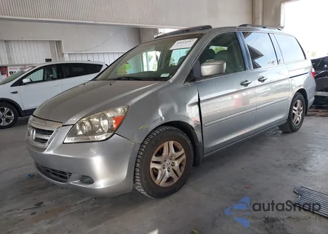 2007 Honda Odyssey Ex-L from USA, damaged, VIN 5FNRL387X7B062986